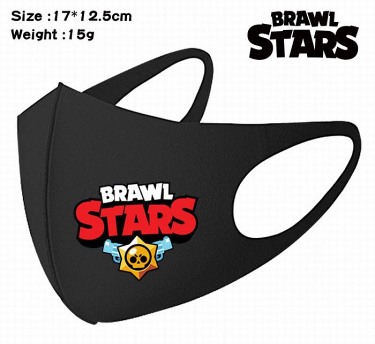 Brawl Stars-3A Black Anime color printing windproof dustproof breathable mask price for 5 pcs