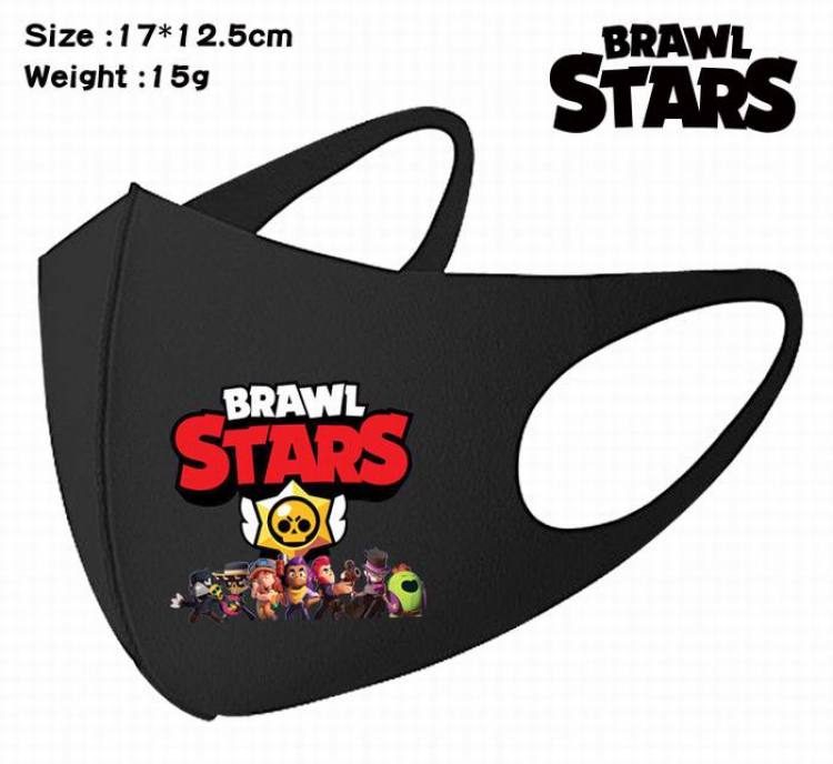 Brawl Stars-2A Black Anime color printing windproof dustproof breathable mask price for 5 pcs
