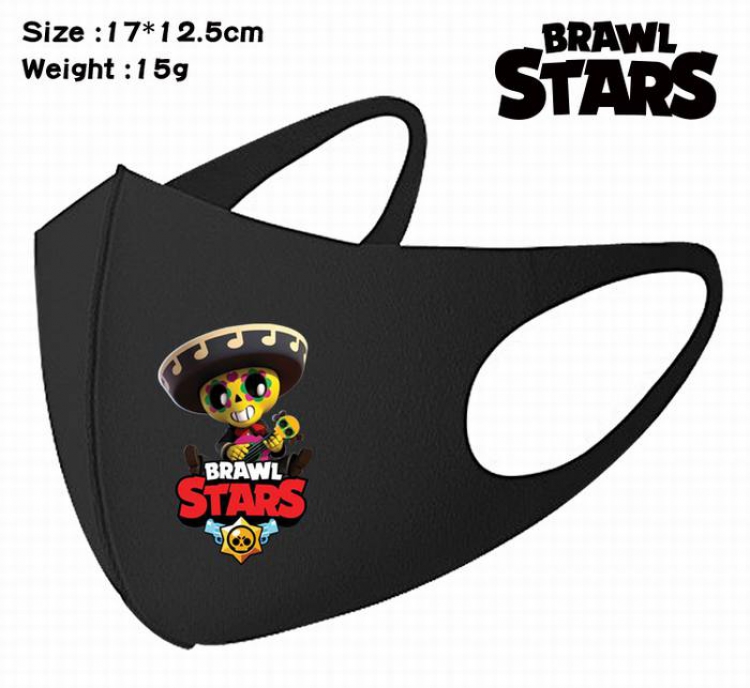 Brawl Stars-6A Black Anime color printing windproof dustproof breathable mask price for 5 pcs