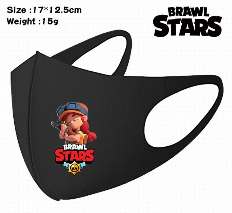 Brawl Stars-7A Black Anime color printing windproof dustproof breathable mask price for 5 pcs