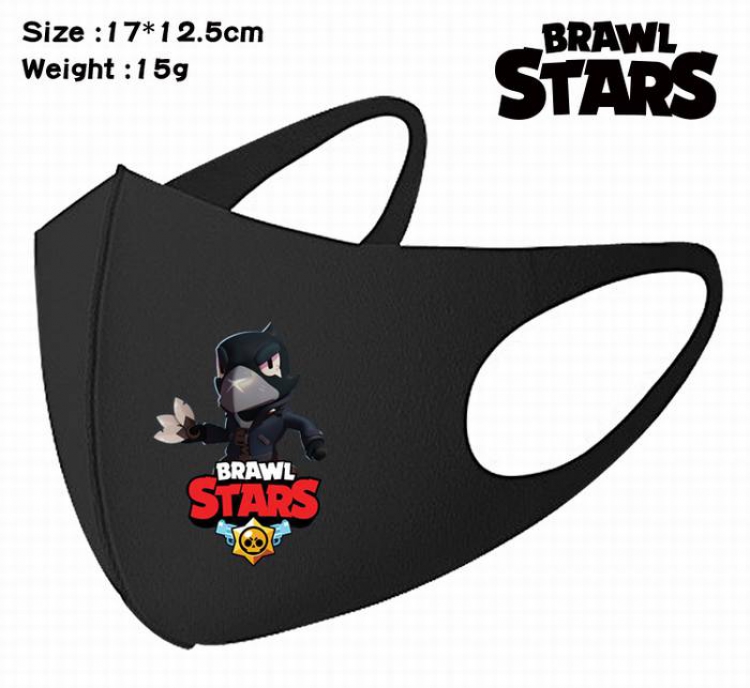 Brawl Stars-9A Black Anime color printing windproof dustproof breathable mask price for 5 pcs