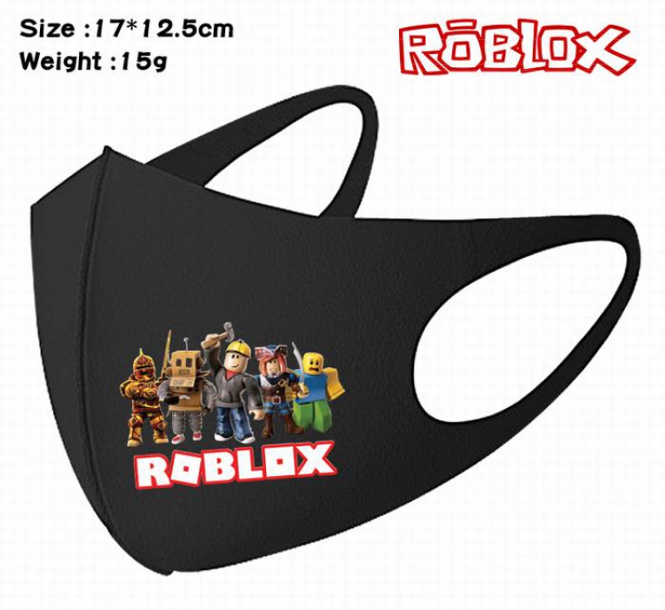 Roblox-20A Black Anime color printing windproof dustproof breathable mask price for 5 pcs