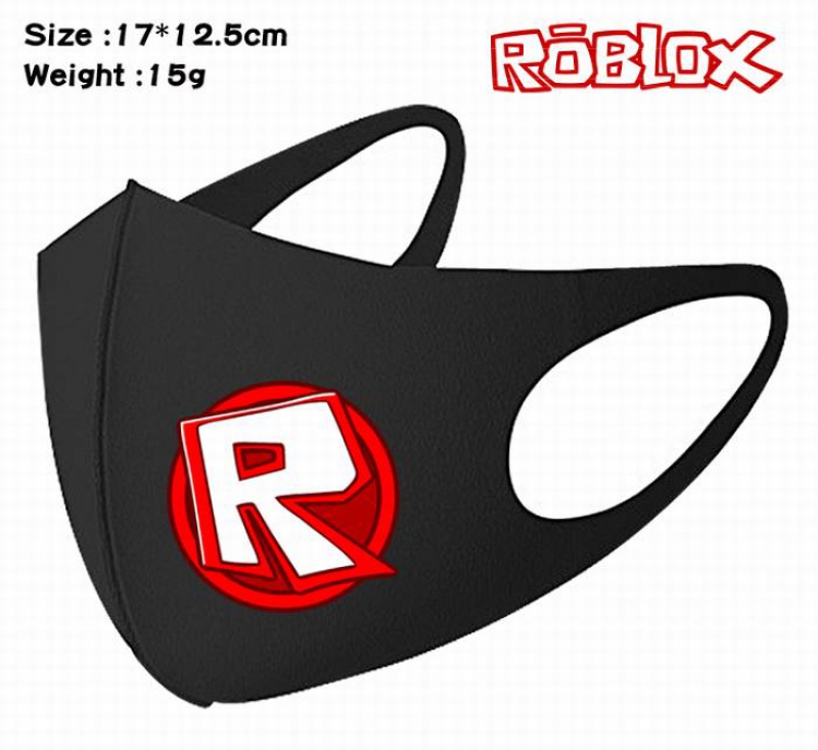 Roblox-22A Black Anime color printing windproof dustproof breathable mask price for 5 pcs