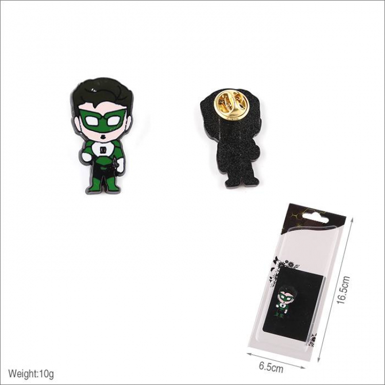 Marvel Green Lantern Brooch Bedge