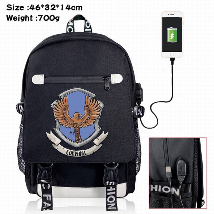 Harry Potter-11A Black Color data cable Backpack