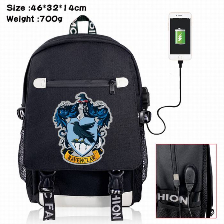 Harry Potter-5A Black Color data cable Backpack