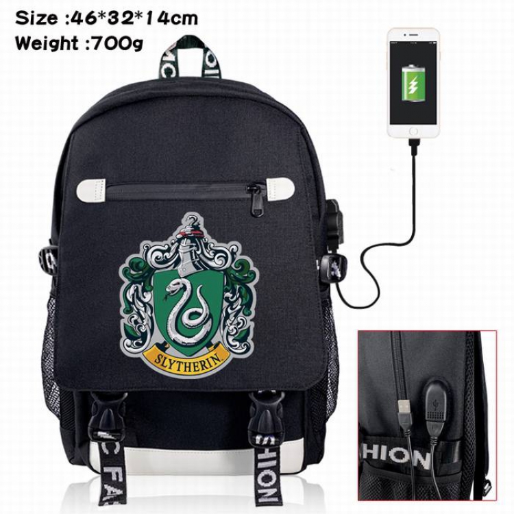 Harry Potter-7A Black Color data cable Backpack