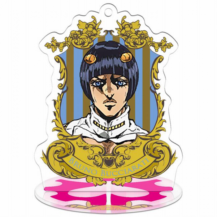 JoJos Bizarre Adventure-4 Q version Small Standing Plates Acrylic keychain pendant 9-10CM