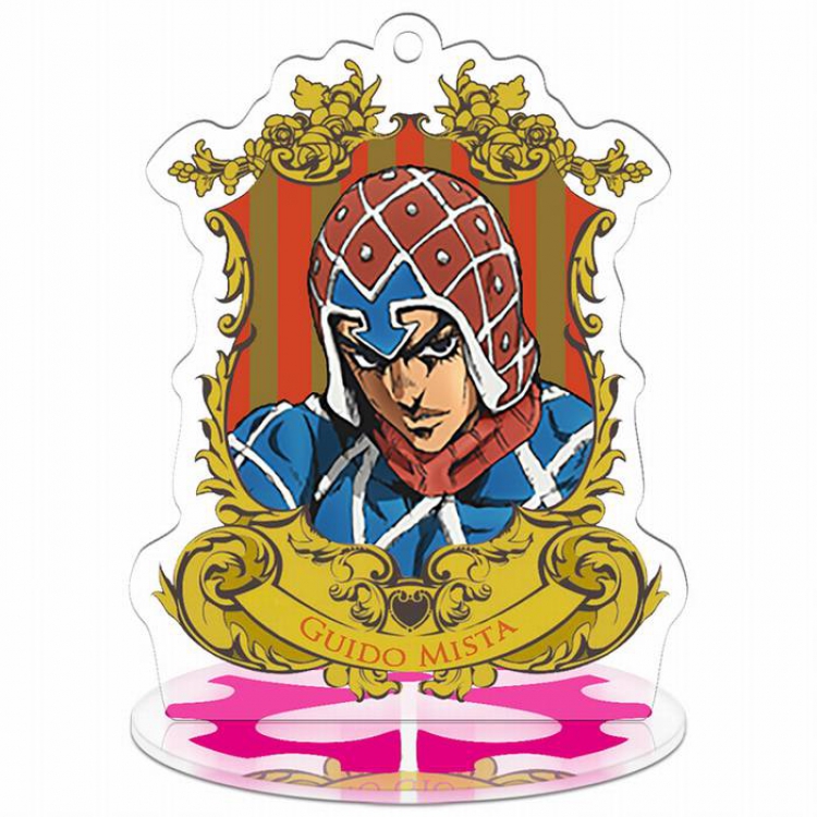 JoJos Bizarre Adventure-1 Q version Small Standing Plates Acrylic keychain pendant 9-10CM