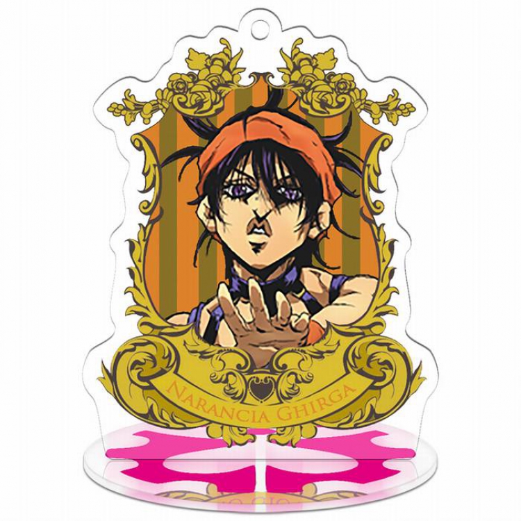 JoJos Bizarre Adventure-3 Q version Small Standing Plates Acrylic keychain pendant 9-10CM