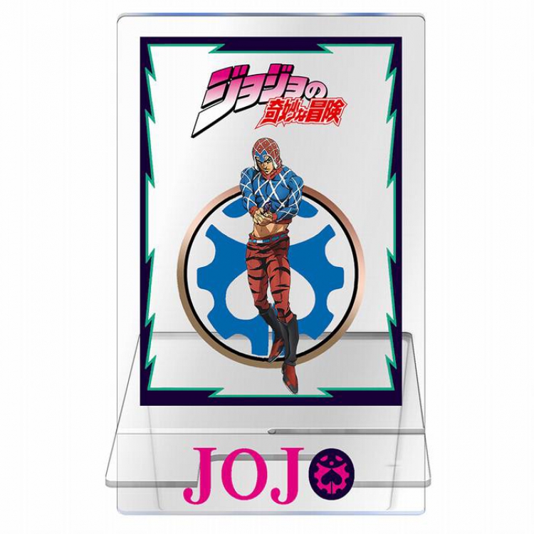 JoJos Bizarre Adventure Transparent acrylic mobile support bracket 13CM Style B