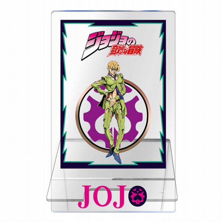 JoJos Bizarre Adventure Transparent acrylic mobile support bracket 13CM Style E