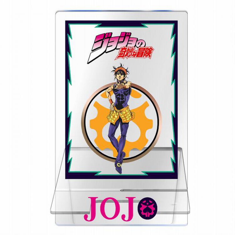 JoJos Bizarre Adventure Transparent acrylic mobile support bracket 13CM Style C