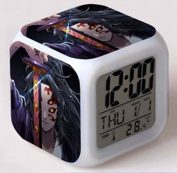 Demon Slayer Kimets-11 Colorful Mood Discoloration Boxed Alarm clock