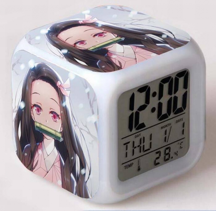 Demon Slayer Kimets-13 Colorful Mood Discoloration Boxed Alarm clock