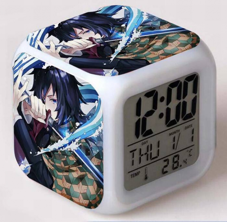 Demon Slayer Kimets-14 Colorful Mood Discoloration Boxed Alarm clock