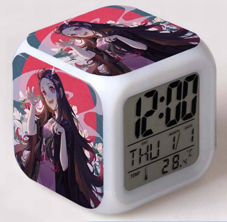 Demon Slayer Kimets-16 Colorful Mood Discoloration Boxed Alarm clock