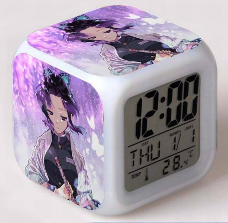 Demon Slayer Kimets-17 Colorful Mood Discoloration Boxed Alarm clock