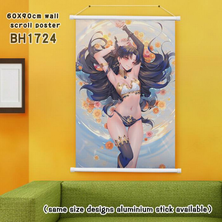 Fate grand order White Plastic rod Cloth painting Wall Scroll 60X90CM BH1724