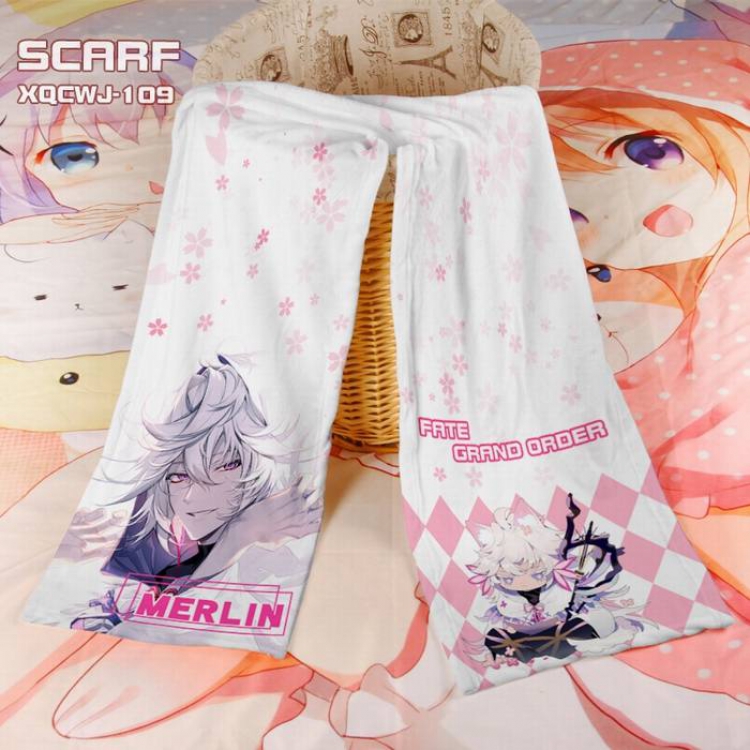 Fate grand order Full color velvet scarf XQCWJ-109