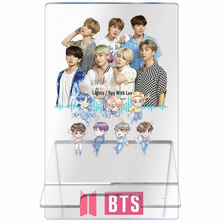 BTS Transparent acrylic mobile support bracket 13CM Style A