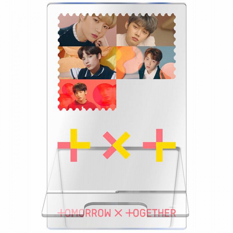 TXT Transparent acrylic mobile support bracket 13CM Style A