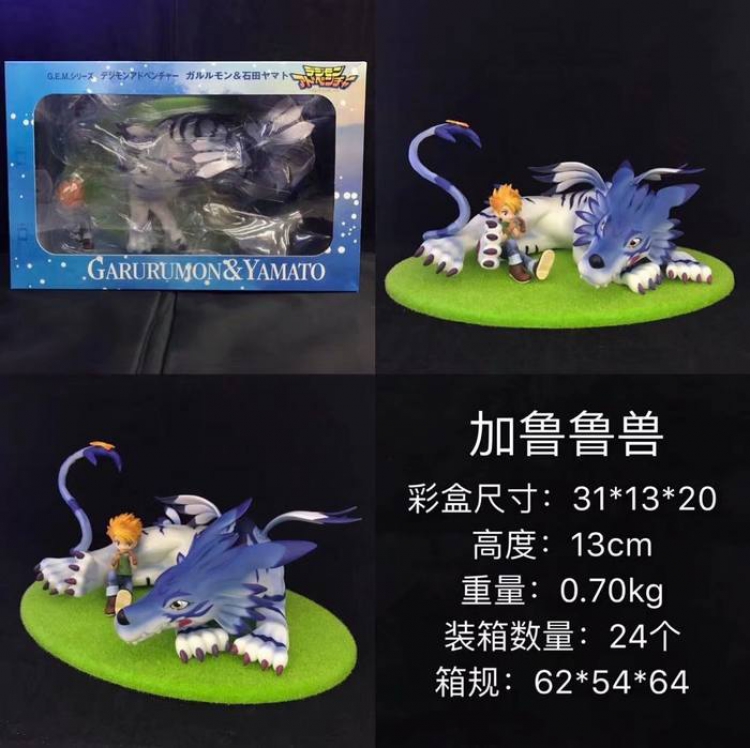Digimon Adventure Ishida Yamato Boxed Figure Decoration Model 13CM 0.70KG