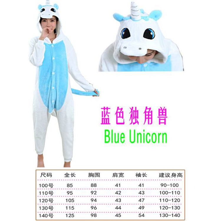 Unicorn Tenma-16 Children's Cartoon Flannel Piece pajamas Book three days in advance price for 2 pcs