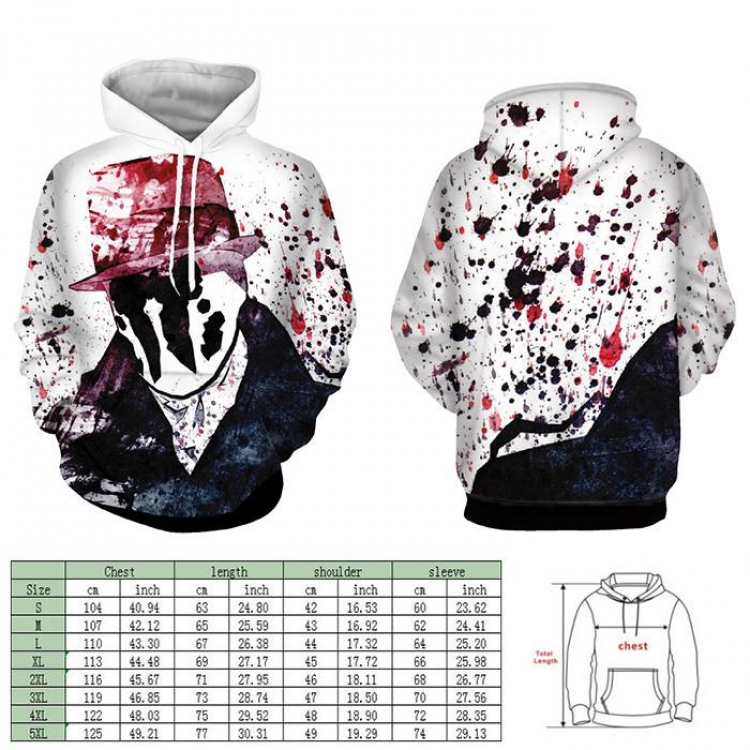 Watchmen-2 Hooded pullover sweater 2XS XS S M L XL 2XL 3XL 4XL price for 2 pcs preorder 3 days