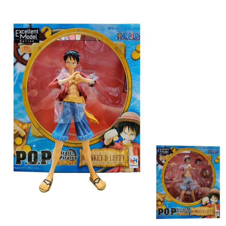 Genuine One Piece  POP Luffy Boxed Figure Decoration Model 23CM