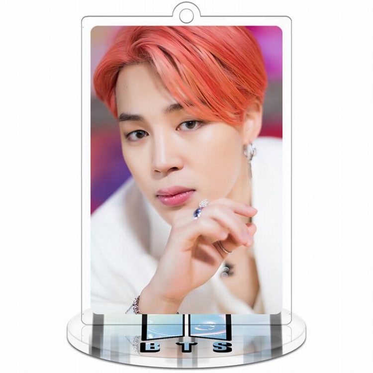 BTS Boy-with-Luv Jimin  Rectangular Small Standing Plates acrylic keychain pendant 9-10CM