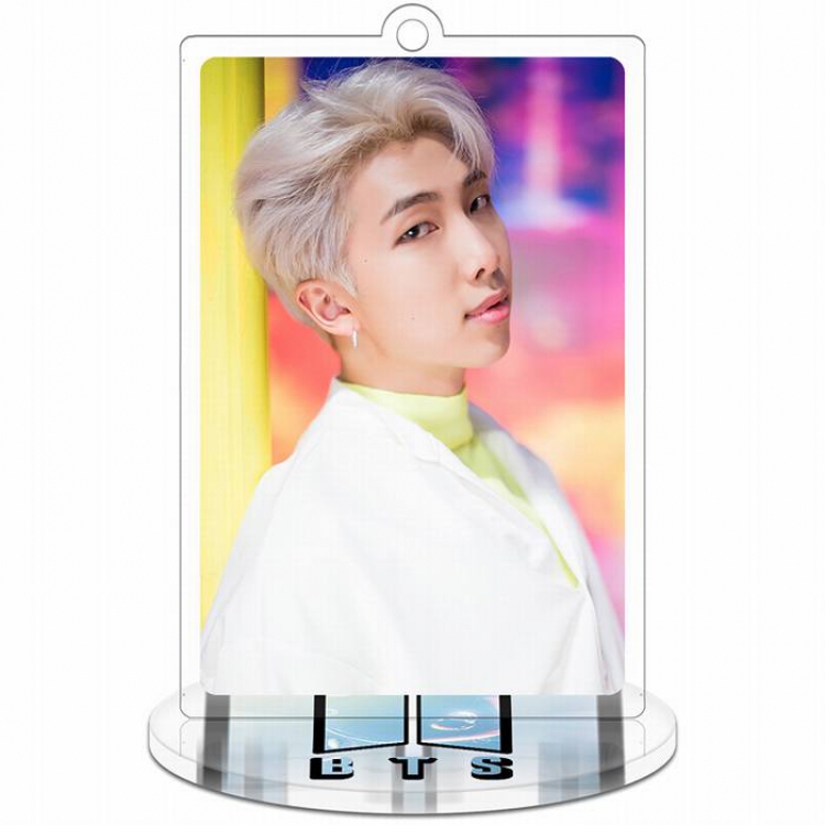 BTS Boy-with-Luv RM Rectangular Small Standing Plates acrylic keychain pendant 9-10CM