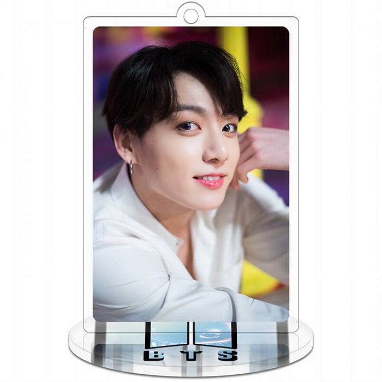 BTS Boy-with-Luv Jungkook Rectangular Small Standing Plates acrylic keychain pendant 9-10CM