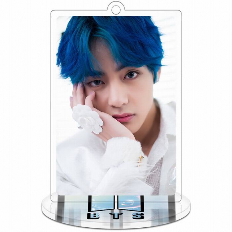 BTS Boy-with-Luv V Rectangular Small Standing Plates acrylic keychain pendant 9-10CM