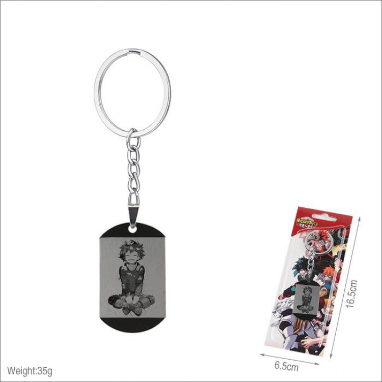 My Hero Academia-5 Stainless steel medal Keychain pendant price for 5 pcs