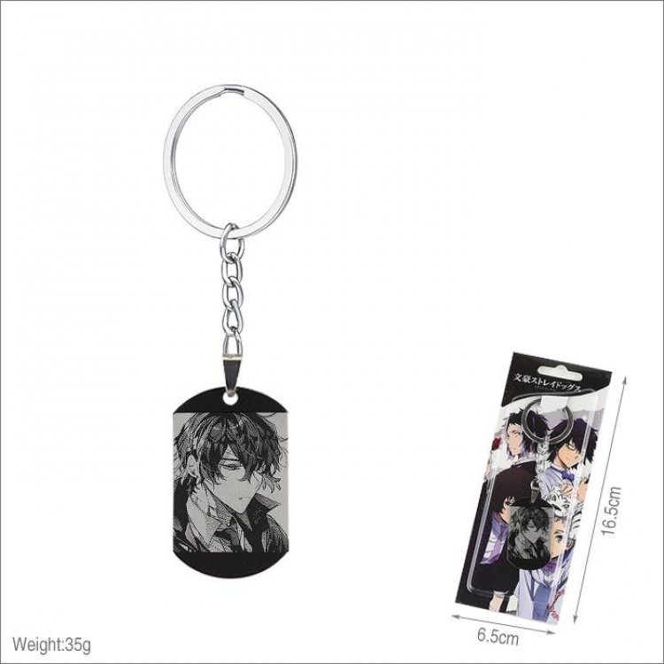 Bungo Stray Dogs-5 Stainless steel medal Keychain pendant price for 5 pcs