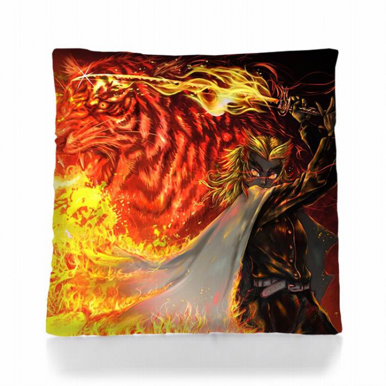 Demon Slayer Kimets-25 Square double-sided full color pillow pillow 45X45CM 500G
