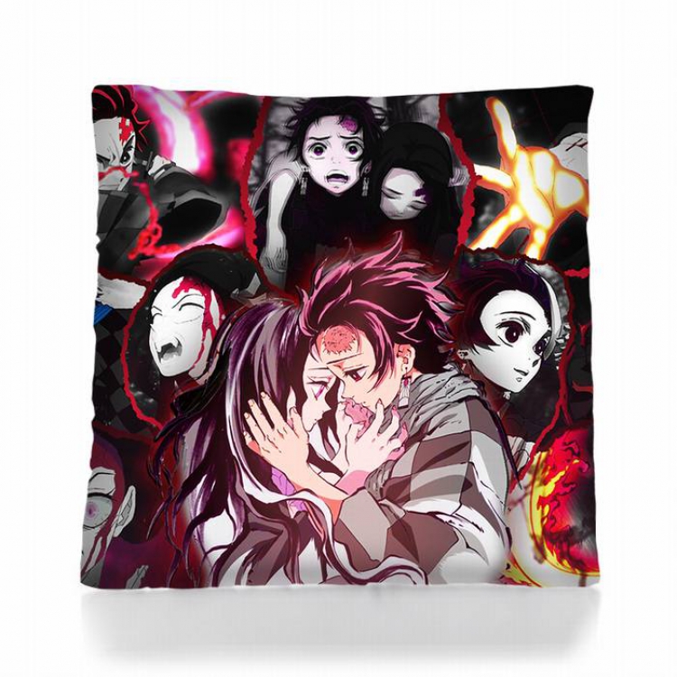 Demon Slayer Kimets-28 Square double-sided full color pillow pillow 45X45CM 500G