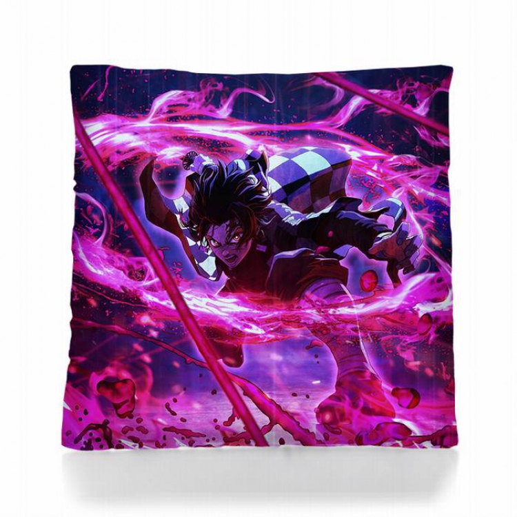 Demon Slayer Kimets-33 Square double-sided full color pillow pillow 45X45CM 500G