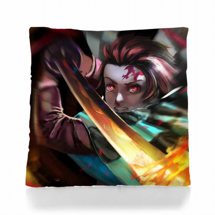 Demon Slayer Kimets-42 Square double-sided full color pillow pillow 45X45CM 500G
