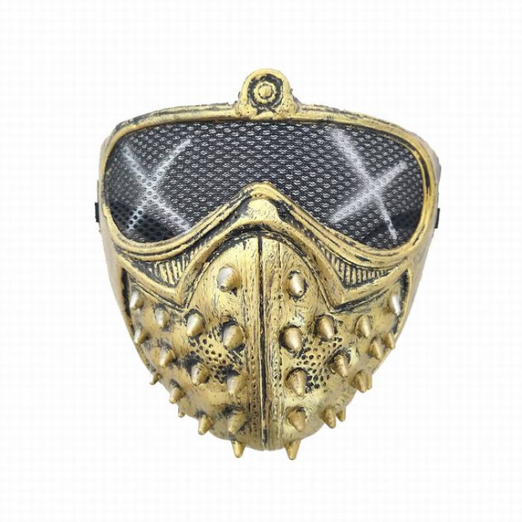 Antique gold Halloween Horror Funny Mask Props 55G 16X19X9CM a set price for 5 pcs