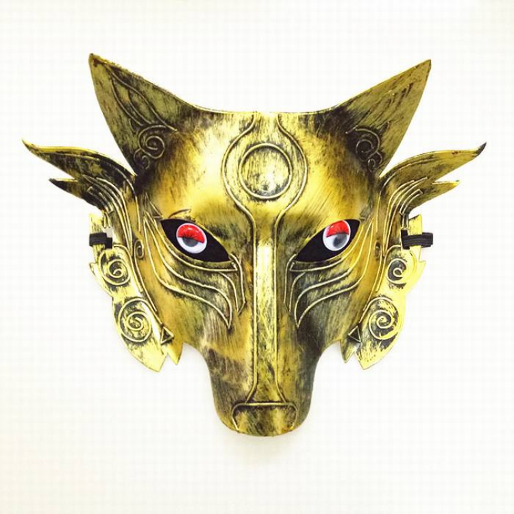 Werewolf kill Mask Antique gold Halloween Horror Funny Mask Props 60G 22X30CM a set price for 5 pcs
