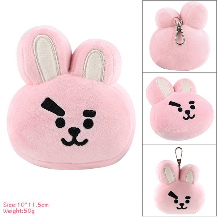 BTS Rabbit Plush doll keychain pendant