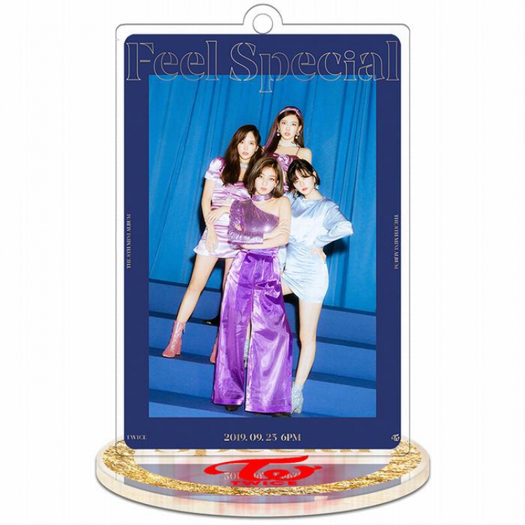 Twice Feel Special-Teaser-4 Rectangular Small Standing Plates acrylic keychain pendant 8-9CM