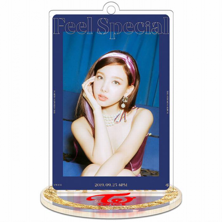 Twice Feel Special-Nayeon-1 Rectangular Small Standing Plates acrylic keychain pendant 8-9CM
