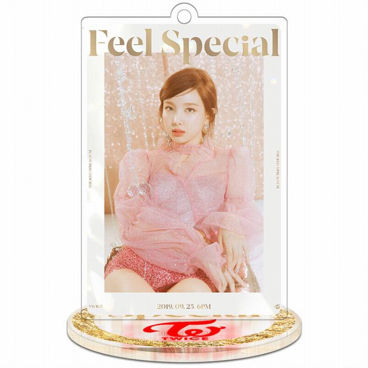Twice Feel Special-Nayeon-2 Rectangular Small Standing Plates acrylic keychain pendant 8-9CM