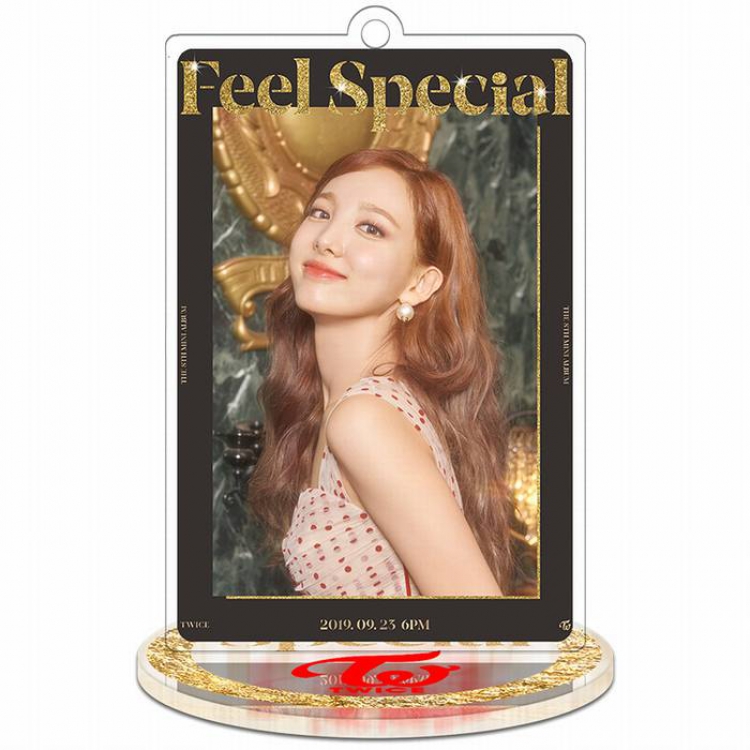 Twice Feel Special-Nayeon-3 Rectangular Small Standing Plates acrylic keychain pendant 8-9CM