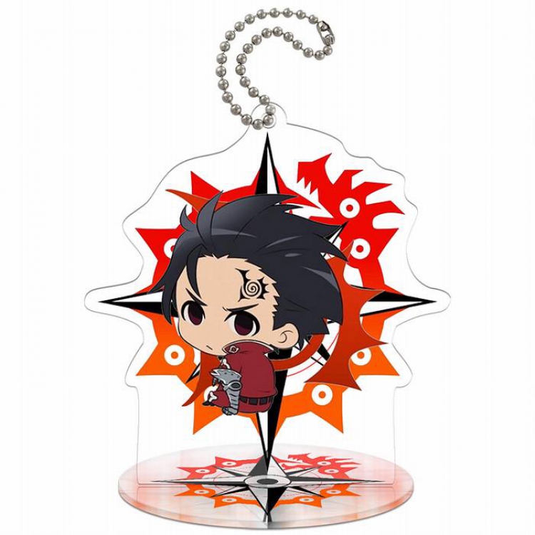 The Seven Deadly Sin-T1-10 Q version Small Standing Plates Acrylic keychain pendant 8-9CM