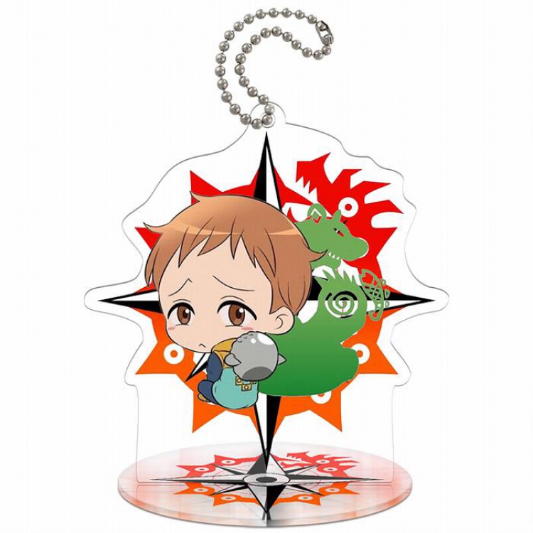 The Seven Deadly Sin-T1-King Q version Small Standing Plates Acrylic keychain pendant 8-9CM