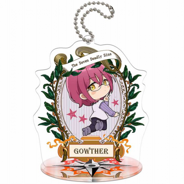 The Seven Deadly Sin-T2-Gowther Q version Small Standing Plates Acrylic keychain pendant 8-9CM